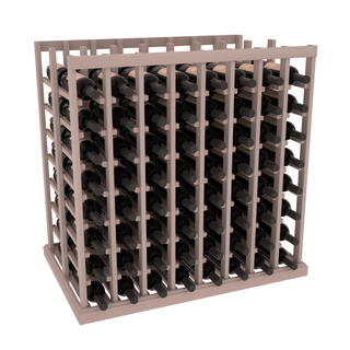 Elementcollection 8 Column Double Deep Wine Island Rack Greywash Stained