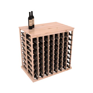 Elementcollection 8 Column Double Deep Island Rack With Top Unstained