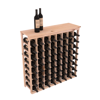 Elementcollection 8 Column Wine Island Rack With Top Unstained