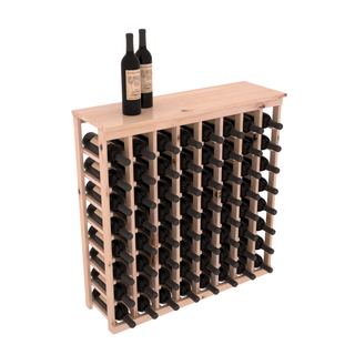 Elementcollection 8 Column Wine Island Rack With Top Unstained