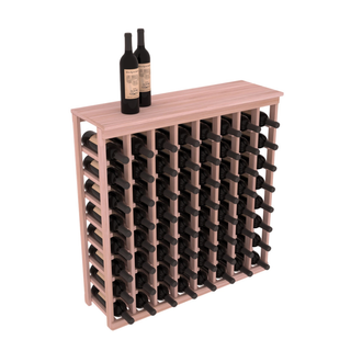 Elementcollection 8 Column Wine Island Rack With Top Unstained