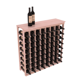 Elementcollection 8 Column Wine Island Rack With Top Unstained