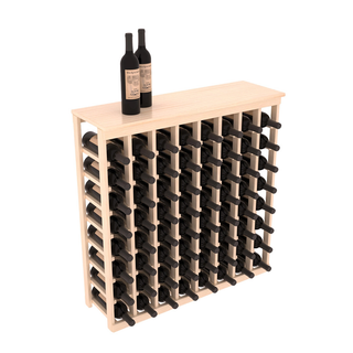 Elementcollection 8 Column Wine Island Rack With Top Unstained