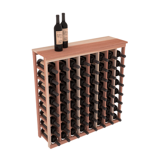 Elementcollection 8 Column Wine Island Rack With Top Unstained