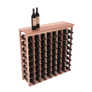 Elementcollection 8 Column Wine Island Rack With Top Unstained