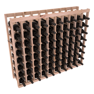 Elementcollection 10 Column Wood Wine Island Rack Unstained