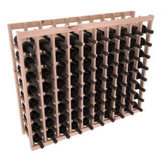 Elementcollection 10 Column Wood Wine Island Rack Unstained