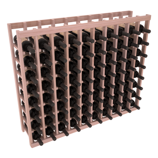 Elementcollection 10 Column Wood Wine Island Rack Unstained