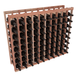 Elementcollection 10 Column Wood Wine Island Rack Unstained