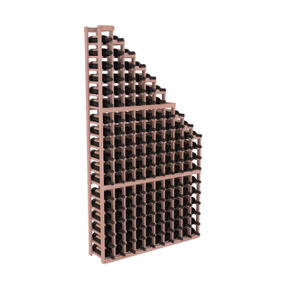 Elementcollection 10 Column Waterfall Wood Wine Rack Unstained