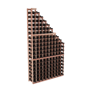 Elementcollection 10 Column Waterfall Wood Wine Rack Unstained