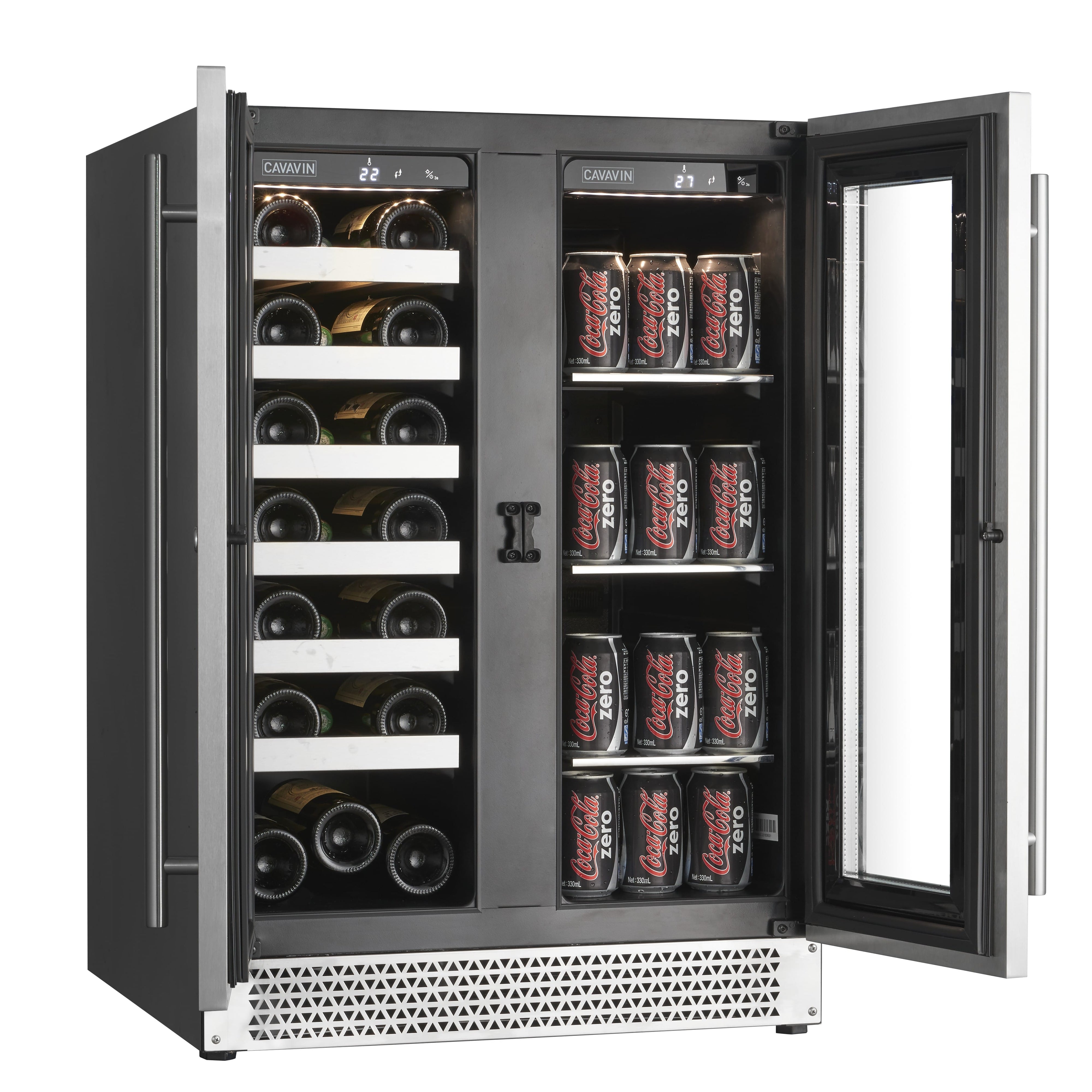 Cavavin Vinoa Collection V153WDZ Dual Zone Wine Fridge Blue Grouse