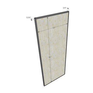 caption Dimensions of the standoff panel with lighting. Note: 6 and 9 foot versions also available when stacking 3 foot panel kits (order 1 add-on per 3 feet)