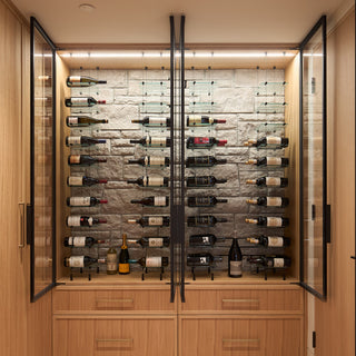 12 Bottle Float Cable Wine Racking Display Kit