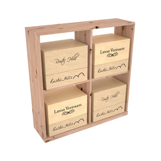 Elementcollection Solid Case Wine Bin Unstained