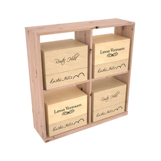 Elementcollection Solid Case Wine Bin Unstained