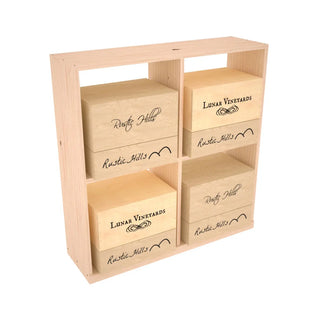 Elementcollection Solid Case Wine Bin Unstained