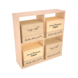 Elementcollection Solid Case Wine Bin Unstained