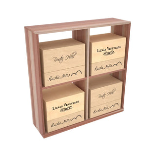 Elementcollection Solid Case Wine Bin Unstained
