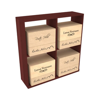 Elementcollection Solid Case Wine Bin Cherry Stained