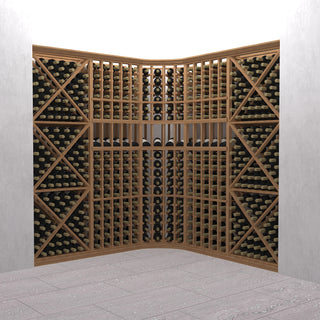 The Curve - 6 Foot Tall Precision Kit Wine Racking Display Set