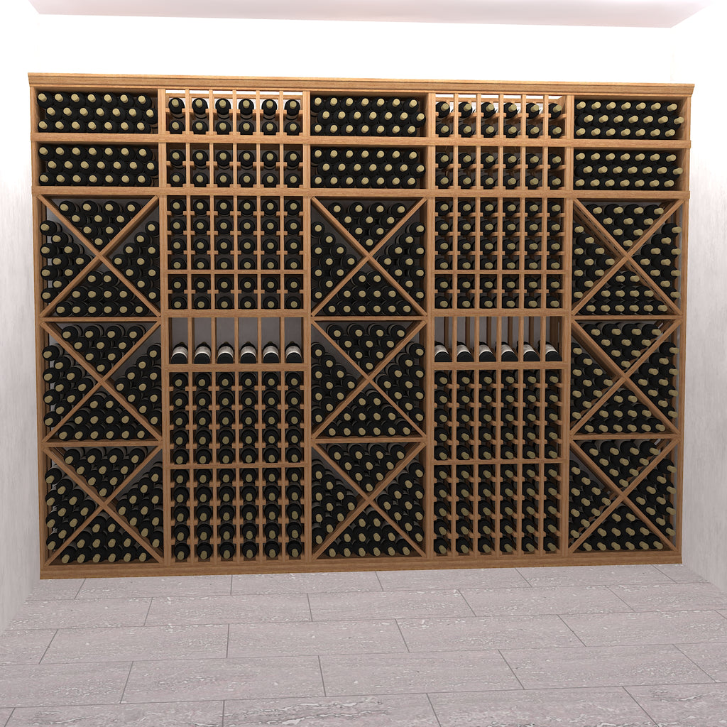 The Mix - 8 Foot Tall Precision Kit Wine Racking Display Set – Blue ...