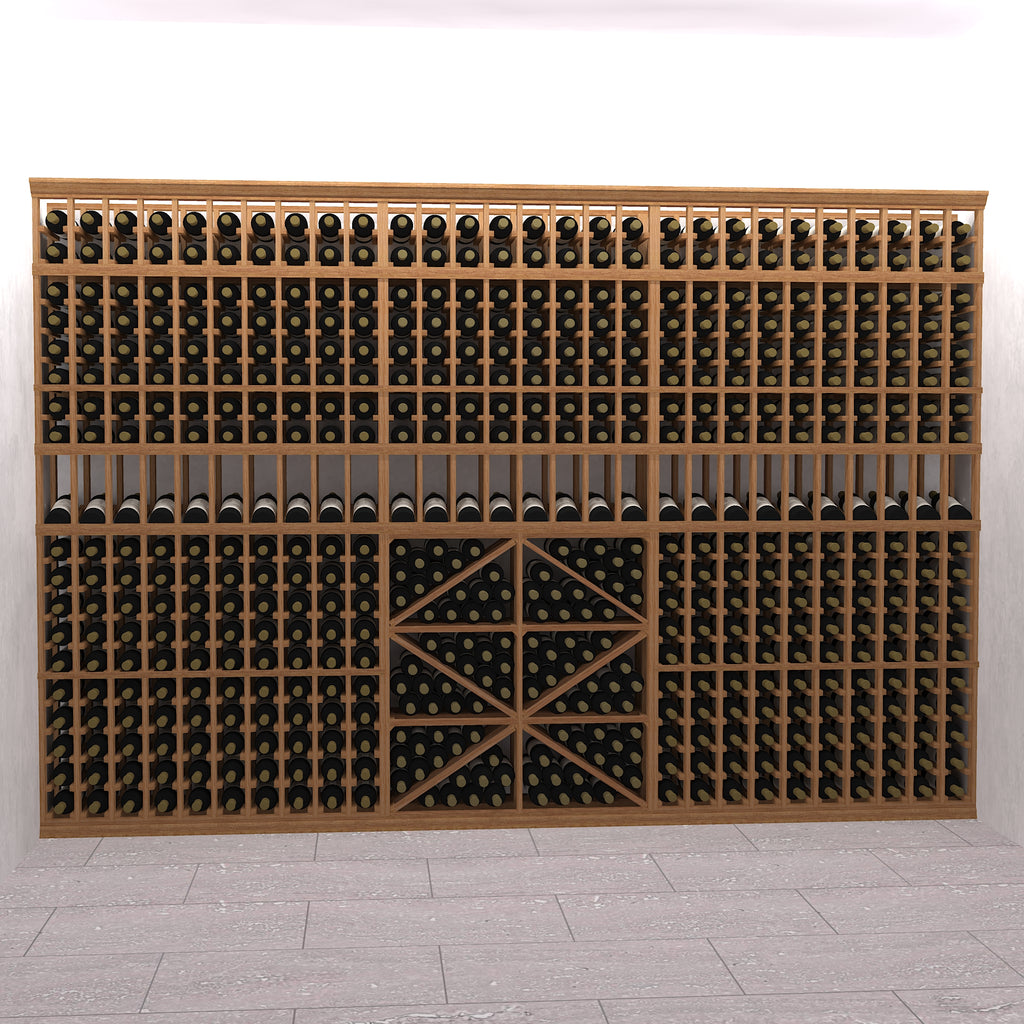 The Wine Wall - 7 Foot Tall Precision Kit Wine Racking Display Set ...