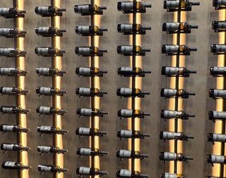 Wine Rack with Integrated Lighting