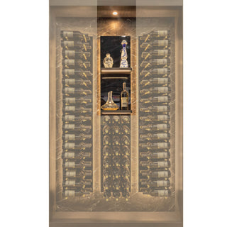 VINdustry Wine Pegs & Panel Kit - 3 Foot Tall Rectangular, Floating Shelves