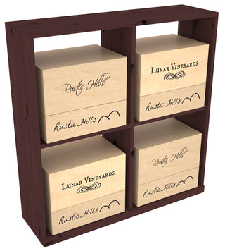 Elementcollection Solid Case Wine Bin With Top Unstained