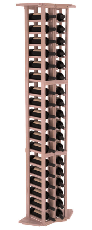 Elementcollection 2 Column Corner Wood Wine Rack Unstained