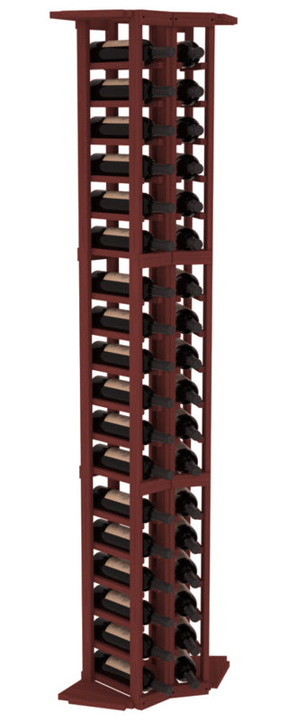 Elementcollection 2 Column Corner Wood Wine Rack Cherry Stained
