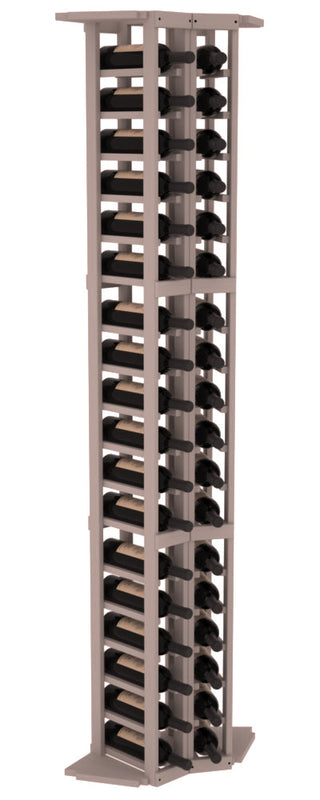 Elementcollection 2 Column Corner Wood Wine Rack Greywash Stained