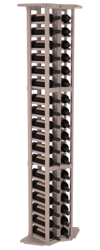 Elementcollection 2 Column Corner Wood Wine Rack Greywash Stained