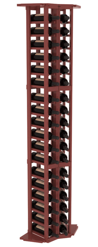 Elementcollection 2 Column Corner Wood Wine Rack Cherry Stained