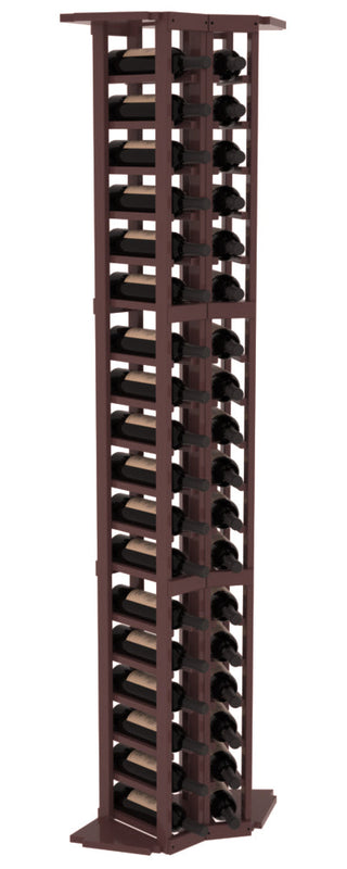 Elementcollection 2 Column Corner Wood Wine Rack Walnut Stained
