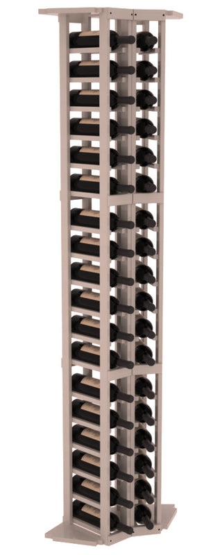 Elementcollection 2 Column Corner Wood Wine Rack Greywash Stained
