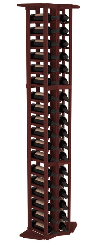 Elementcollection 2 Column Corner Wood Wine Rack Cherry Stained