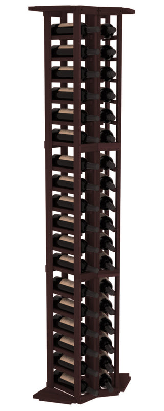Elementcollection 2 Column Corner Wood Wine Rack Walnut Stained