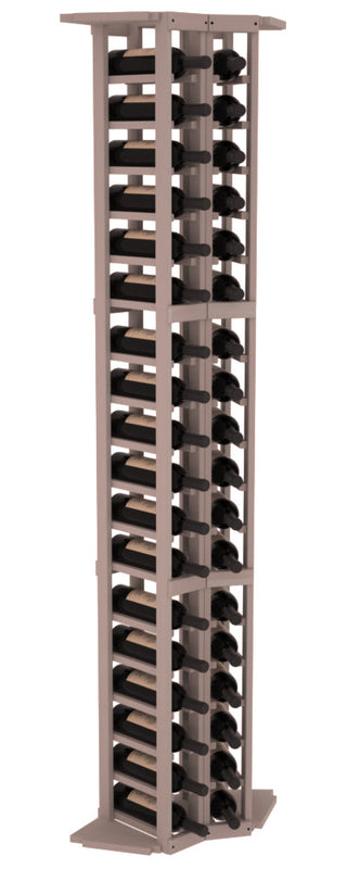 Elementcollection 2 Column Corner Wood Wine Rack Greywash Stained
