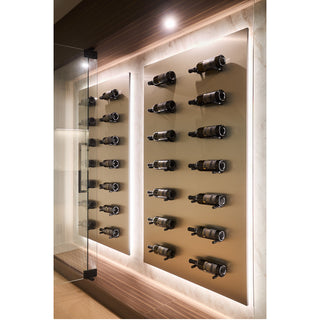 VINdustry Label View Single Bottle Deep Wine Pegs (Pair)