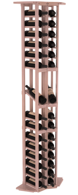 Elementcollection 2 Column Corner Display Row Wood Wine Rack Unstained