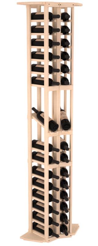 Elementcollection 2 Column Corner Display Row Wood Wine Rack Unstained