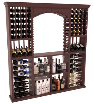 Elementcollection Liquor Storage Heritage Kit Walnut Stained