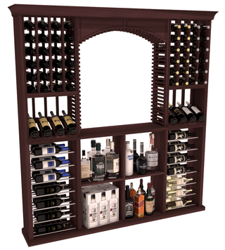 Elementcollection Liquor Storage Heritage Kit Walnut Stained