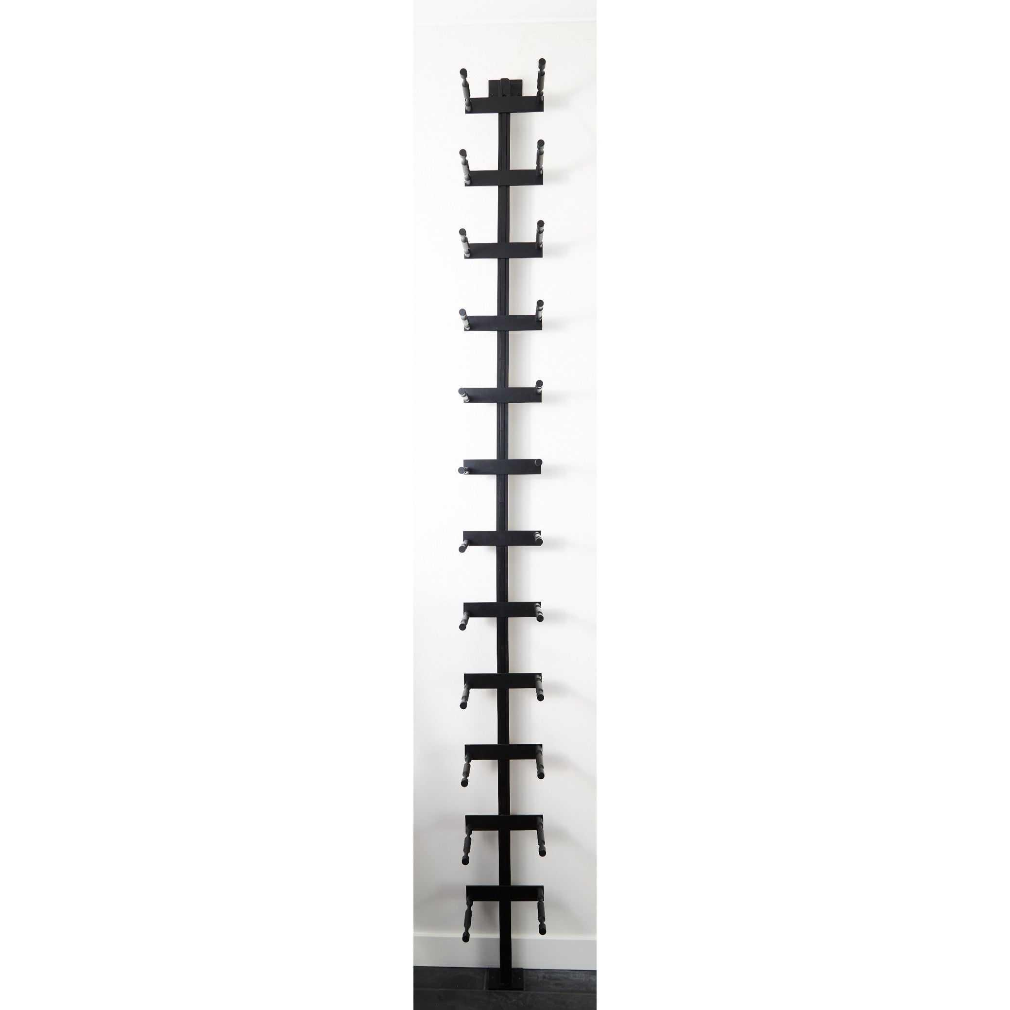 V Bar Floating Wine Rack - Double Spaced Label View Pegs – Blue Grouse ...