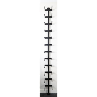 Caption Modern Floating Wine Rack For Sleek Double Deep Label View Display