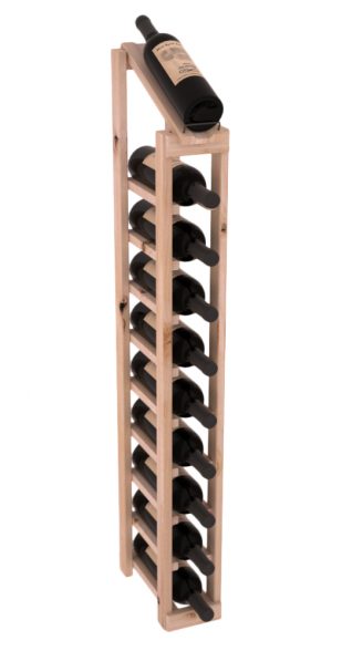Elementcollection 1 Column 10 Bottle Display Top Wood Wine Rack Unstained