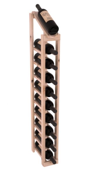 Elementcollection 1 Column 10 Bottle Display Top Wood Wine Rack Unstained