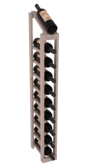 Elementcollection 1 Column 10 Bottle Display Top Wood Wine Rack Greywash Stained